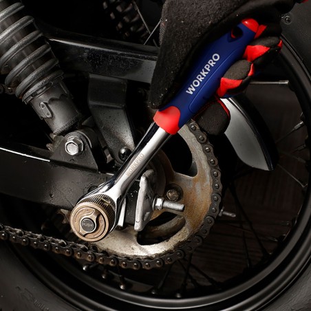 Chiave a cricchetto Workpro Double Drive 3/8"