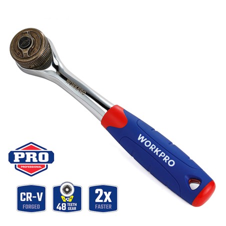 Chiave a cricchetto Workpro Double Drive 3/8"