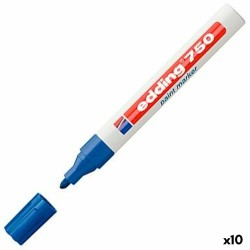 Marcatore permanente Edding 750 Azzurro (10 Unità)