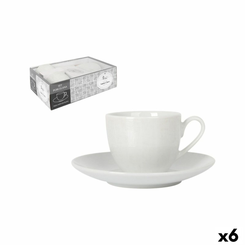 Set da Caffè Santa Clara 90 ml (6 Unità) Set da Caffè Santa Clara 90 ml (6 Unità)