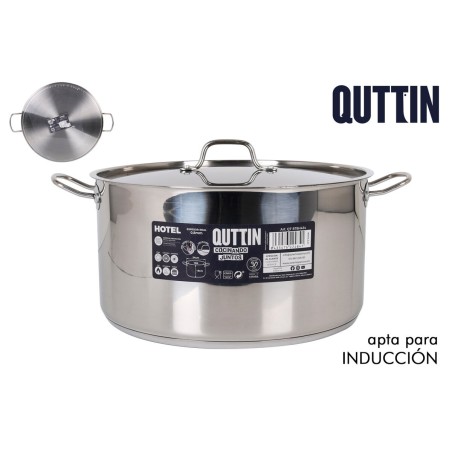 Casseruola con coperchio Quttin ø 34 x 18 cm (2 Unità)