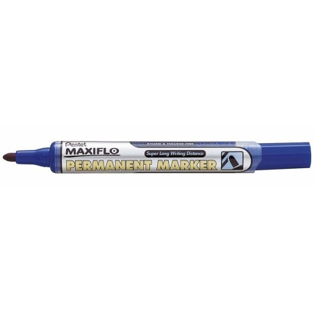 Marcatore permanente Pentel Maxiflo NLF50 Azzurro 12 Pezzi (12 Unità)