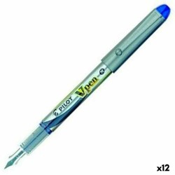Penna a inchiostro liquido Pilot V Pen Penna per Calligrafia Monouso Azzurro 0,4 mm (12 Unità)