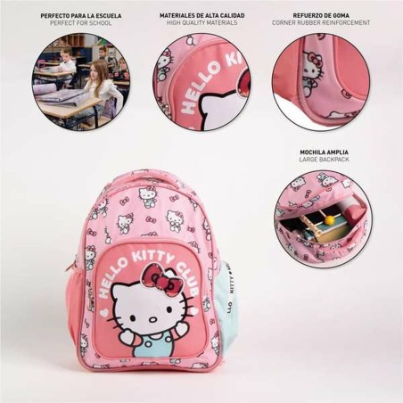 Zaino per Bambini Hello Kitty Rosa