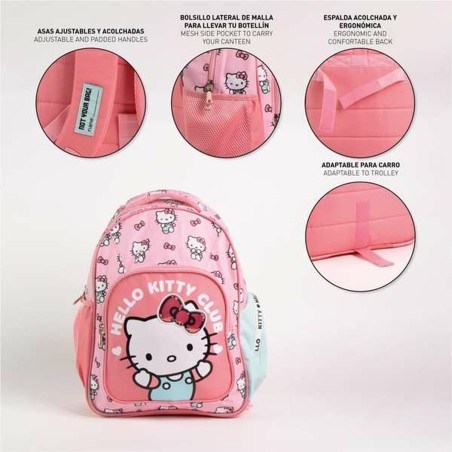Zaino per Bambini Hello Kitty Rosa