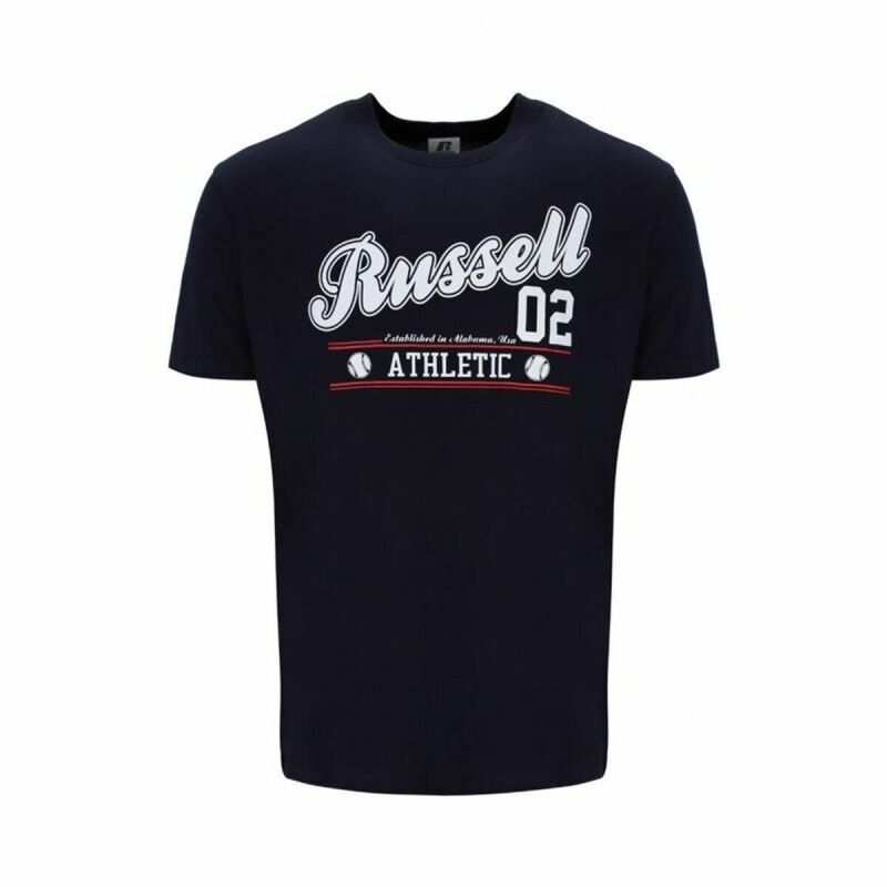 Maglia a Maniche Corte Russell Athletic Amt A30311 Nero Uomo Maglia a Maniche Corte Russell Athletic Amt A30311 Nero Uomo