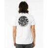 Maglia a Maniche Corte Rip Curl Wettie Essential Bianco Uomo