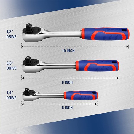 Chiave a cricchetto Workpro 1/2"
