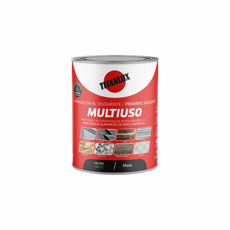 Vernice di Fondo Titanlux Nero Mat 750 ml