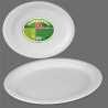 Set di piatti Best Products Green Canna da Zucchero ø 32 cm Biodegradabile Monouso 25 Unità