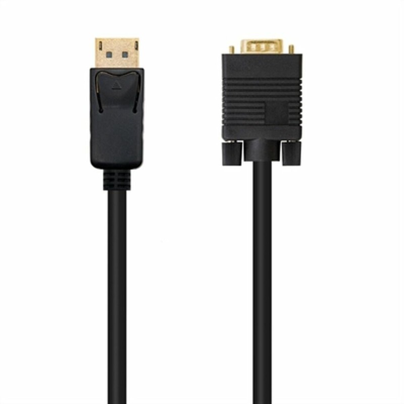 Adattatore DisplayPort con VGA NANOCABLE 10.15.4402 Nero 2 m Adattatore DisplayPort con VGA NANOCABLE 10.15.4402 Nero 2 m