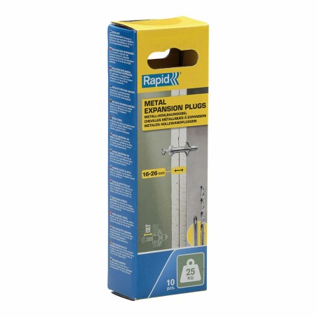 Dadi e viti Rapid 5001547 Ø 8 x 46 mm M4 x 55 mm Metallo Espansione 10 Unità