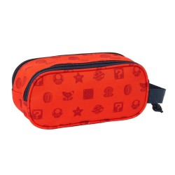 Zaino Scuola Super Mario Rosso Blu Marino 21 x 8 x 6 cm
