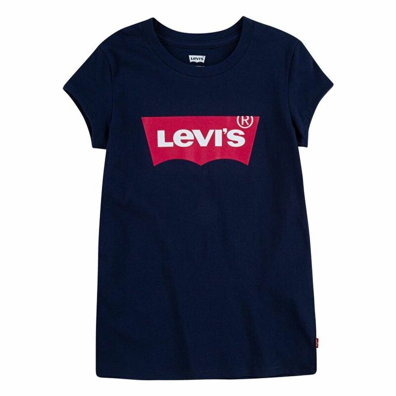 Maglia a Maniche Corte per Bambini Levi's Batwing Blu scuro Maglia a Maniche Corte per Bambini Levi's Batwing Blu scuro