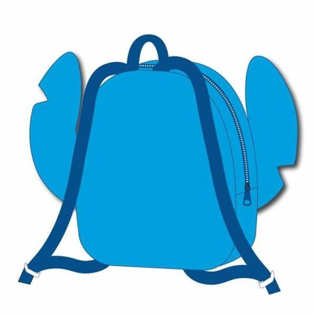 Zaino Scuola Stitch Stitch Blue 18 x 22 x 8 cm