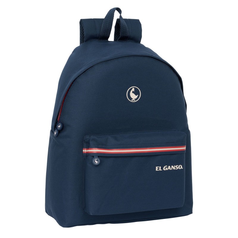 Zaino Scuola El Ganso Classic Blu Marino 33 x 42 x 15 cm Zaino Scuola El Ganso Classic Blu Marino 33 x 42 x 15 cm