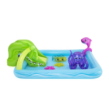 Bestway Piscina Gonfiabile Parco Giochi Acquario 239x206x86 cm +2 Anni Giardino 53052