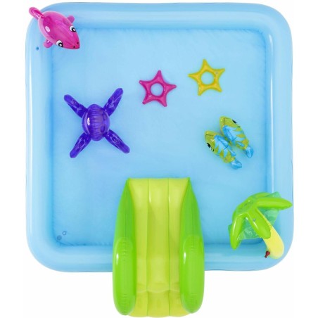 Bestway Piscina Gonfiabile Parco Giochi Acquario 239x206x86 cm +2 Anni Giardino 53052