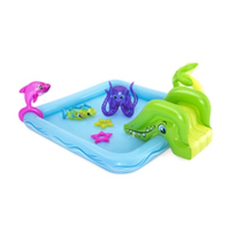 Bestway Piscina Gonfiabile Parco Giochi Acquario 239x206x86 cm +2 Anni Giardino 53052