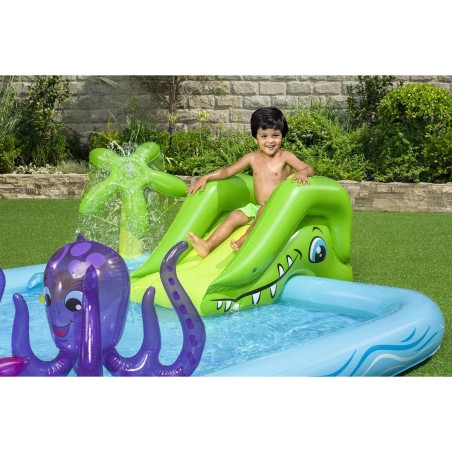 Bestway Piscina Gonfiabile Parco Giochi Acquario 239x206x86 cm +2 Anni Giardino 53052