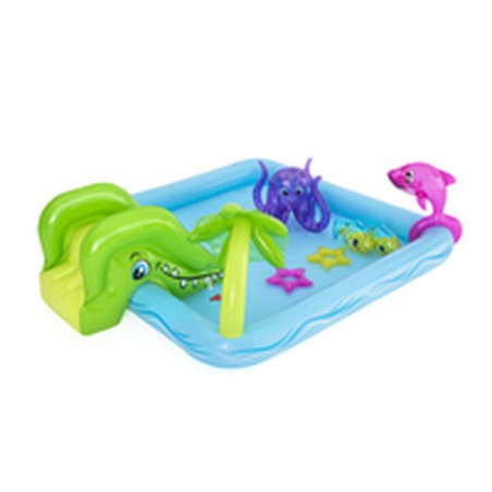 Bestway Piscina Gonfiabile Parco Giochi Acquario 239x206x86 cm +2 Anni Giardino 53052