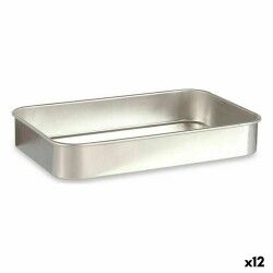 Teglia Kinvara 100152 Argentato Alluminio 23,5 x 6 x 36 cm (12 Unità)