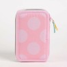 Astuccio Minnie Mouse Rosa 12,5 x 6,5 x 19,5 cm