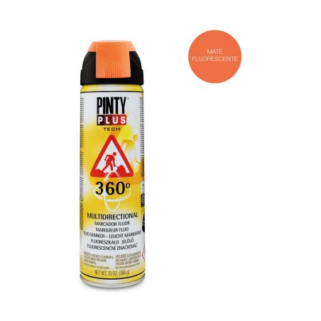 Vernice spray Pintyplus Tech T143 360º Arancio 500 ml