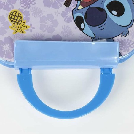 Set di Cancelleria Stitch Azzurro Valigetta