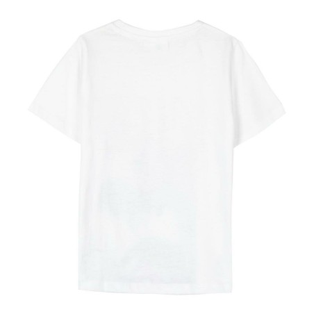 Maglia a Maniche Corte per Bambini Minnie Mouse Bianco