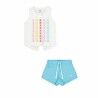 Completo Sportivo per Bambini Champion Bianco 2 Pezzi