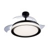 Ventilatore da Soffitto con Luce Philips Atlas Nero 35 W 28 W 4500 Lm (2700 K)