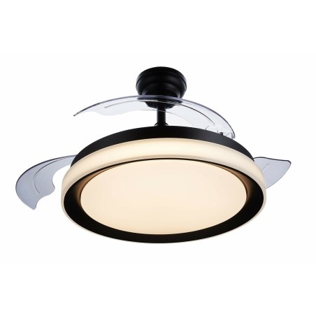 Ventilatore da Soffitto con Luce Philips Atlas Nero 35 W 28 W 4500 Lm (2700 K)