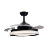 Ventilatore da Soffitto con Luce Philips Atlas Nero 35 W 28 W 4500 Lm (2700 K)