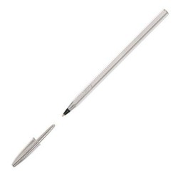 Penna a inchiostro liquido Bic 921339 Nero Argentato 0,32 mm (20 Pezzi)