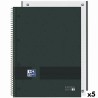 Quaderno Oxford European Book Write&Erase Nero A4 80 Pagine (5 Unità)