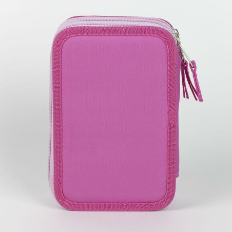 Plumier Triplo Minnie Mouse Rosa 12,5 x 6,5 x 19,5 cm