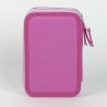 Plumier Triplo Minnie Mouse Rosa 12,5 x 6,5 x 19,5 cm