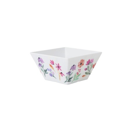 Ciotola per Aperitivi La Mediterránea Fiori 13 x 13 x 7 cm (24 Unità)