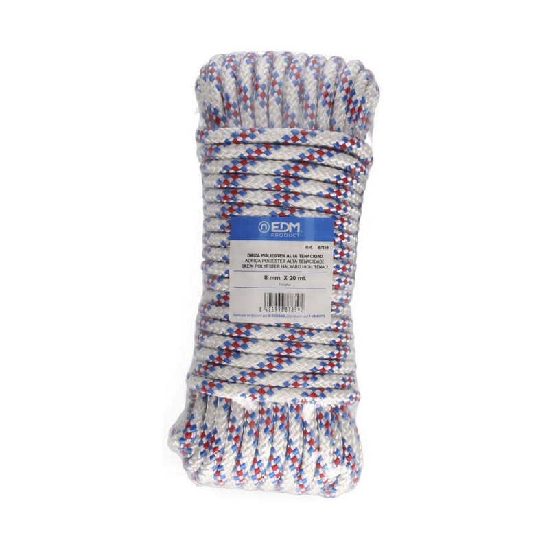 Corda intrecciata EDM 87859 Poliestere 20 m Corda intrecciata EDM 87859 Poliestere 20 m