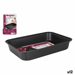 Vassoio da Forno Quttin 52287 Rettangolare 34 x 24 cm Acciaio al carbonio (12 Unità)
