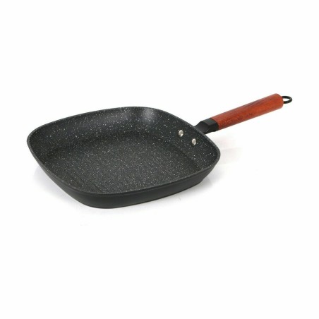 Padella griglia strisce Quttin Doha Alluminio Forgiato 39 x 28 x 15 cm (6 Unità)