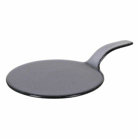 Vassoio per aperitivi Viejo Valle Nero Con maniglia Vetro Ø 23 x 37 cm (4 Unità)