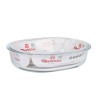 Pirofila da Forno Quttin   Vetro Ovale 1,5 L 23,7 x 18,8 cm (6 Unità)