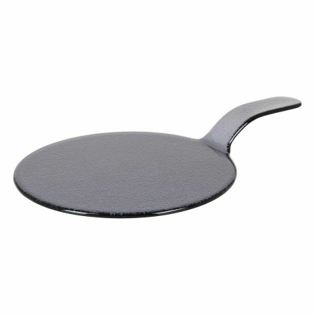 Vassoio per aperitivi Viejo Valle Nero Con maniglia Vetro Ø 28 x 44 cm (4 Unità)