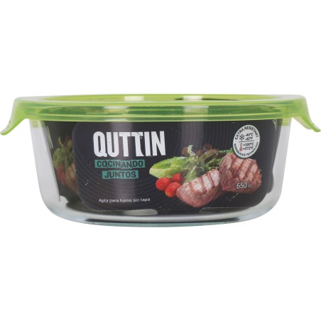 Porta pranzo Quttin Verde 650 ml 15 x 15 x 6,5 cm (6 Unità)