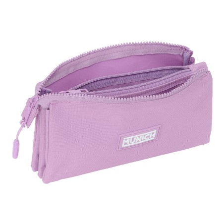 Portaoggetti Triplo Munich Basic Lilla 22 x 12 x 3 cm