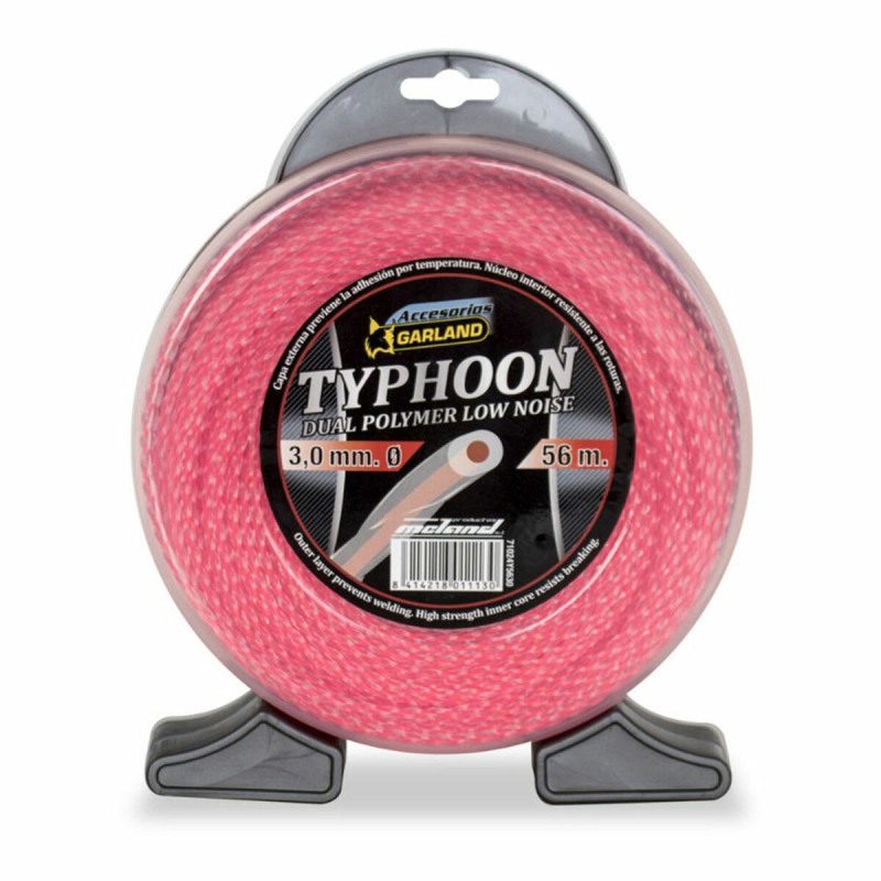 Filo da decespugliatore Garland Typhoon 71024Y5630 56 m 3 mm Doppio strato Filo da decespugliatore Garland Typhoon 71024Y5630 56 m 3 mm Doppio strato