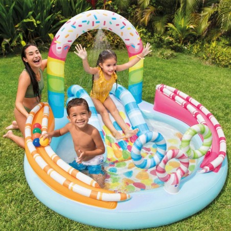 Piscina Gonfiabile per Bambini Intex Leccornie 165 L 170 x 122 x 168 cm (2 Unità)