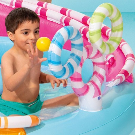 Piscina Gonfiabile per Bambini Intex Leccornie 165 L 170 x 122 x 168 cm (2 Unità)